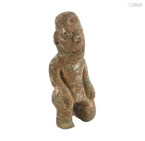 Pre Columbian Carved Stone Figure