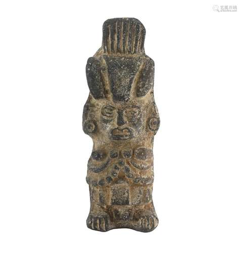 Aztec Pre Columbian Carved Stone Figure