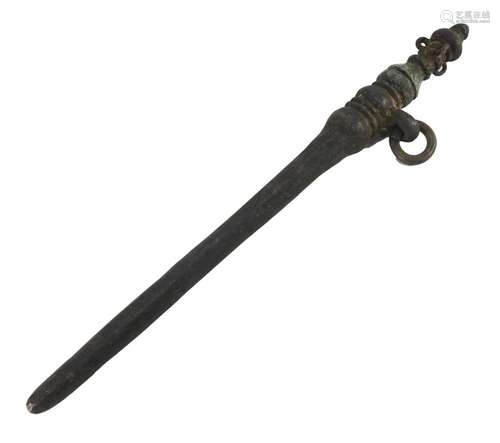 Antique Bronze Ceremonial Mace Baton