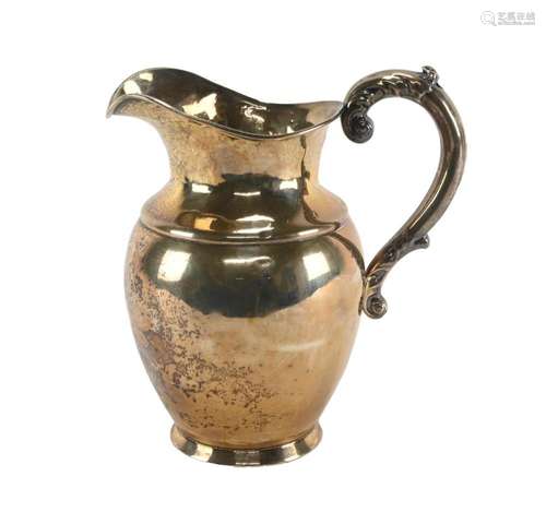 Antique Sterling Silver Large Water Pitcher