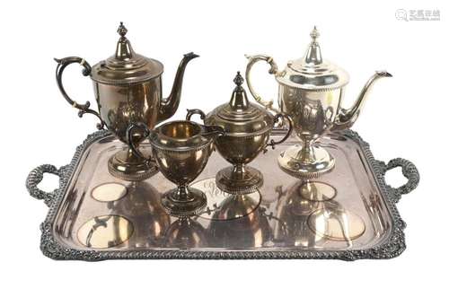 Tuttle Silversmiths Tea Coffee Sterling Silver Set