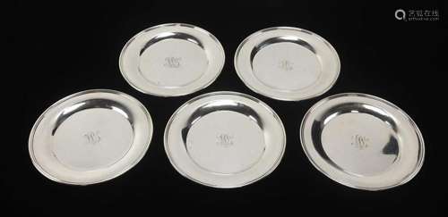 Tiffany & Co. Sterling Silver Bread Butter Plates