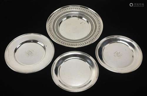 Sterling Silver Bread Assorted Plates