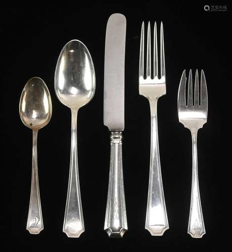 Gorham Sterling Silver Fairfax Flatware Set