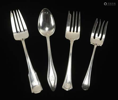 Sterling Silver Assorted Flatware Estate Group Lot