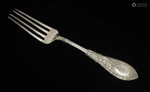 Whiting Sterling Silver Arabesque Fork