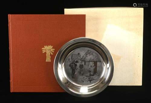 Franklin Mint Sterling Silver Thanksgiving Plate