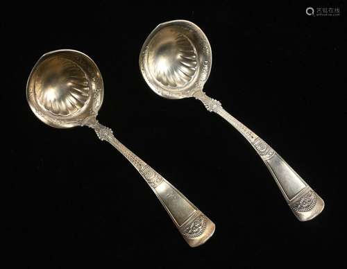 Gorham Sterling Silver Empress Gravy Ladles