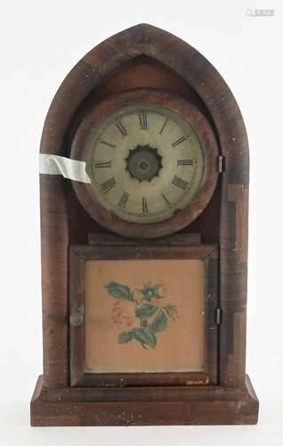 Antique Rosewood Beehive Mantel Clock