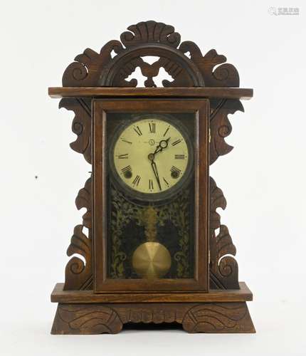 Antique Oak Kitchen Clock