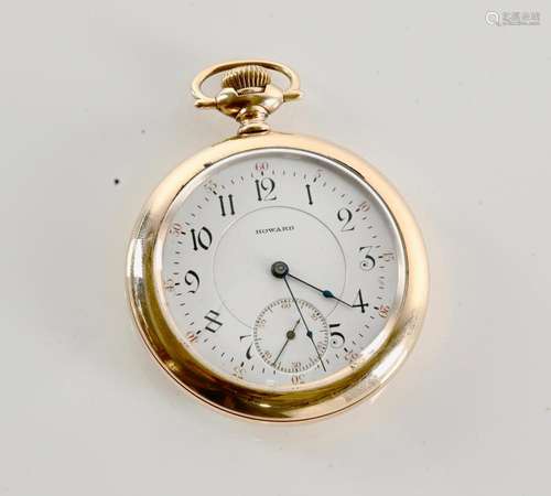 Very Fine Howard 17 Jewels Pocket Watch