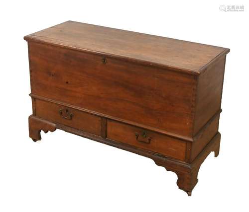 Early Eastern N.C. Walnut Blanket Chest