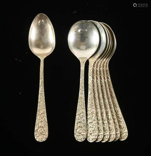 Stieff Sterling Silver Stieff Rose Spoons