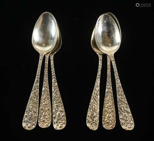 Stieff Sterling Silver Stieff Rose Table Spoons