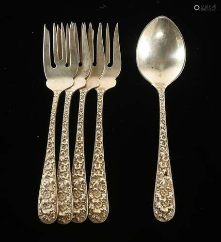 Stieff Sterling Silver Forget Me Not Flatware