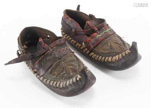 Antique Khussa Leather Handmade Shoes