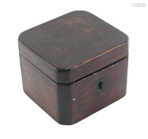 Antique Rosewood Tea Caddy Box