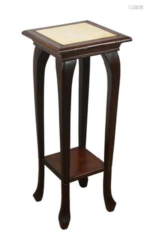 Antique Mahogany Plant Stand