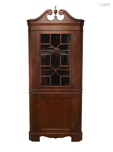 Craftique Mebane N.C. Furniture Corner Cupboard