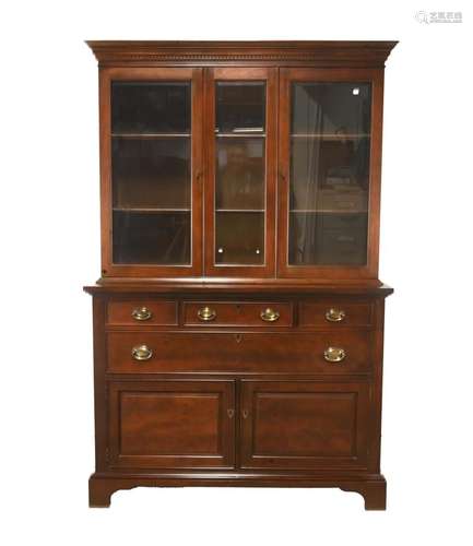 Craftique Mebane N.C. Furniture Breakfront Cupboard