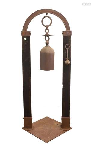 Antique Japanese Floor Standing Garden Gong Bell