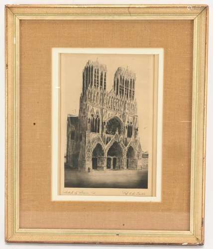 Cathedral Of Rheims Art Etching