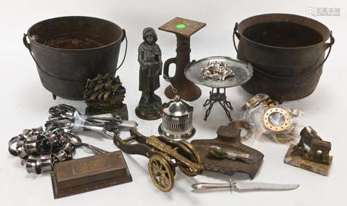 Estate Group of Antique Metalware