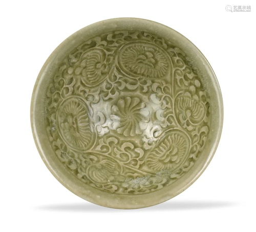 Chinese Yaozhou Ware Chrysanthemum Bowl, Song D.