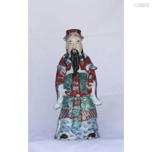 A Chhinese officer figure in Qing