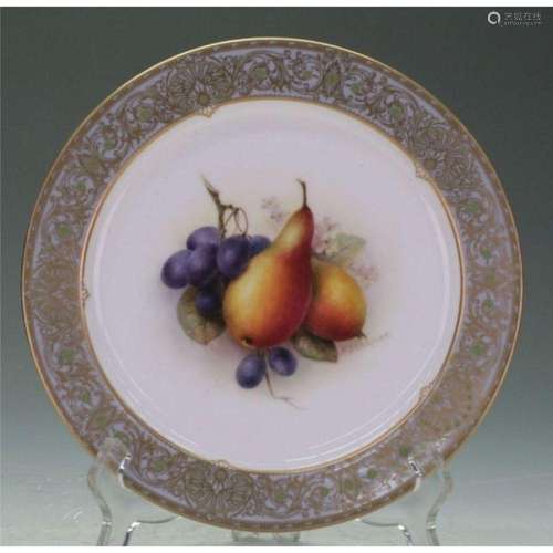 Royal Worcester Plate - Sebright