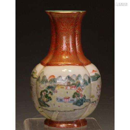 A Chinese vase