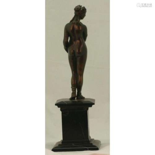 A bronze sculpture