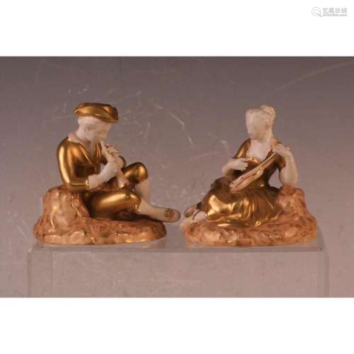 Pair Of Royal Worcester Figurines