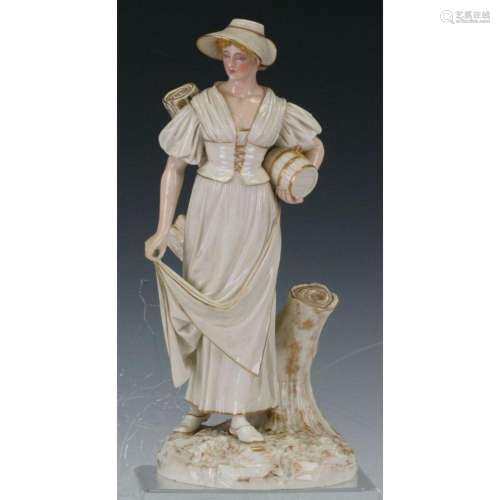 C19th Royal Worcester figure