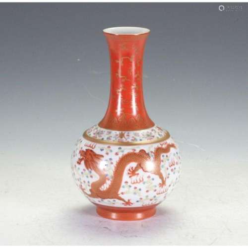 A porcelain vase
