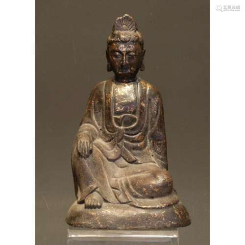 A bronze Buddhist
