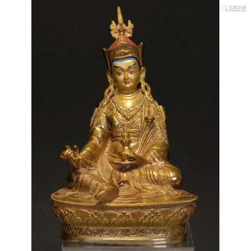A Chinese Gilt bronze buddha