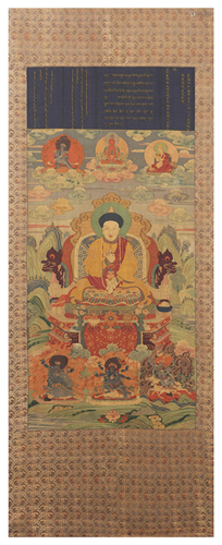 QIANLONG KESI THANGKA SILK TAPESTRY