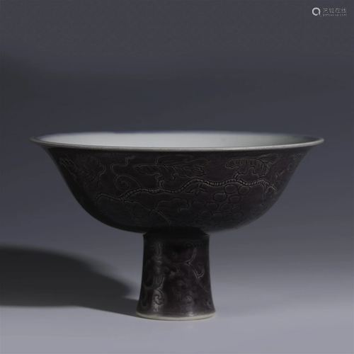 MING XUANDE HIGH - FOOTED BOWL