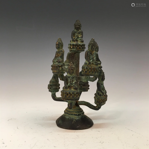 Chinese Bronze Buddha Figure