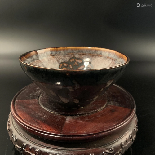 Chinese Jizhou Yao Flower Bowl