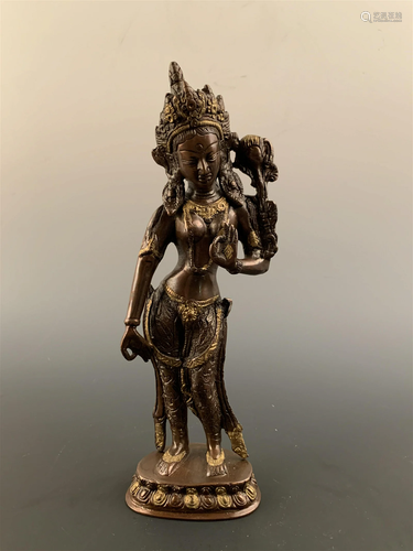 Tibet Bronze Bodhisattva