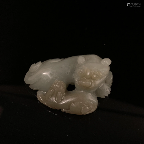 Chinese Jade Carving of Fu Dog