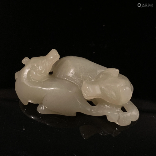 Chinese Jade Carving of Dog