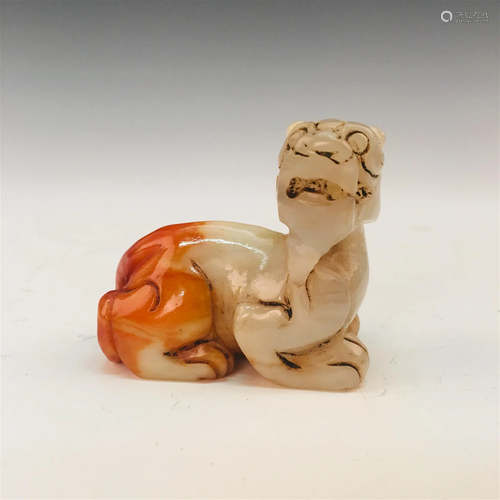 Chinese Jade 'Ruishou' Figure