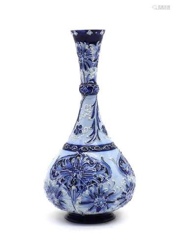 A James Macintyre & Co. pottery Florian Ware vase,