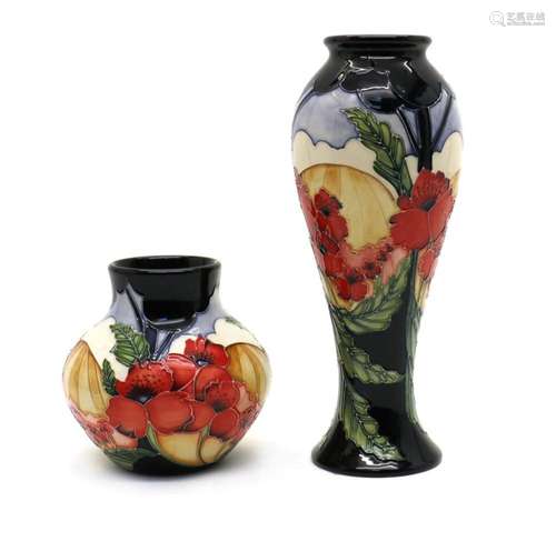 A Moorcroft pottery Forever England pattern vase,