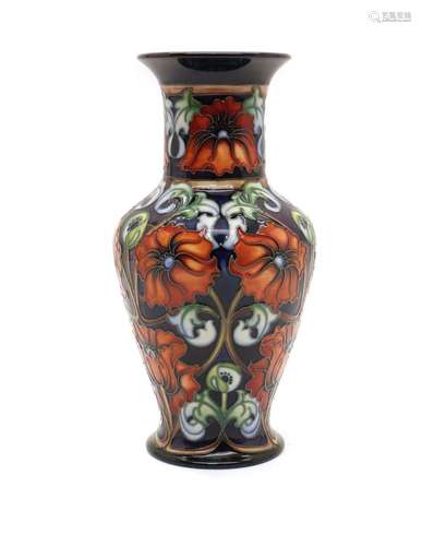 A Moorcroft pottery Tapestry of Colour pattern trial vase