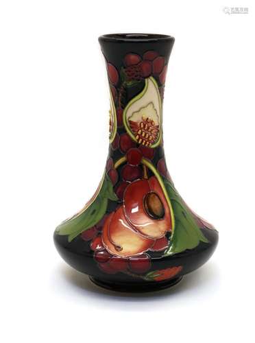 A Moorcroft pottery Queens Choice pattern vase,