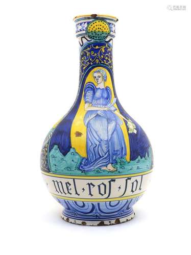 An Italian Maiolica vase,